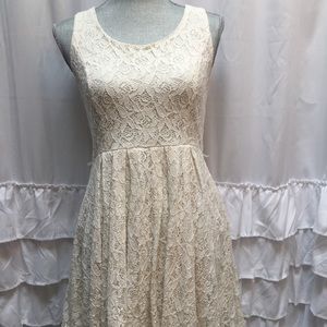 Forever 21 lace skater style dress